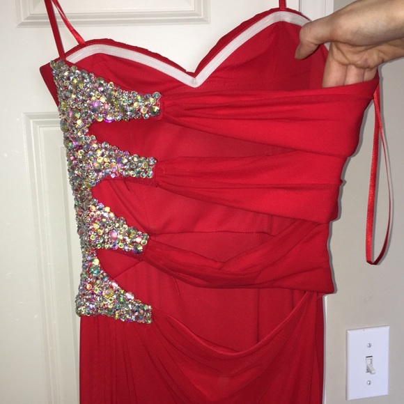 Red and sequin prom dress!!! - Picture 4 of 8